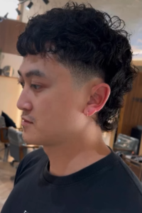 Slicked Back with Waves