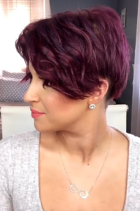 Pixie Cut with Side-Swept Bangs