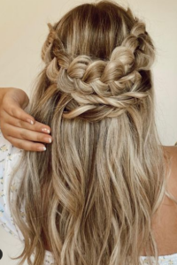 Boho Braided Crown with Waves