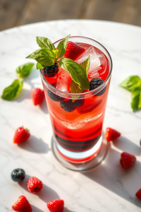 Berry Basil Spritz