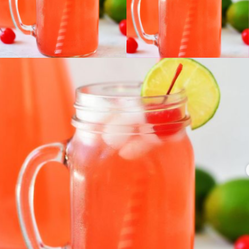 Cherry Limeade Cocktail Recipe for Girls