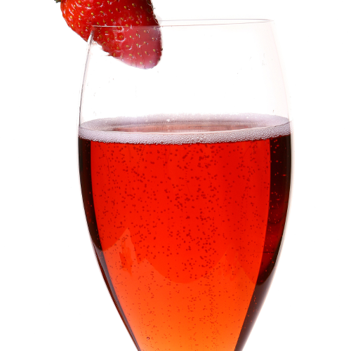 Strawberry Champagne Cocktail