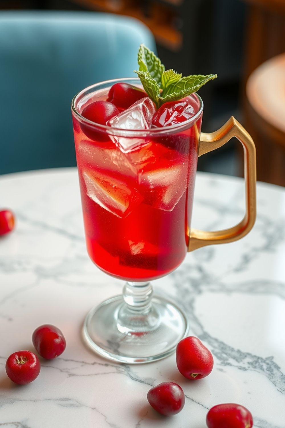 Refreshing Cranberry Mule