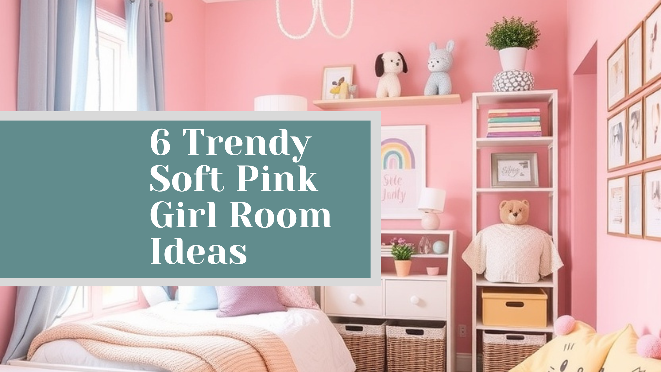 6 Trendy Soft Pink Girl Room Ideas