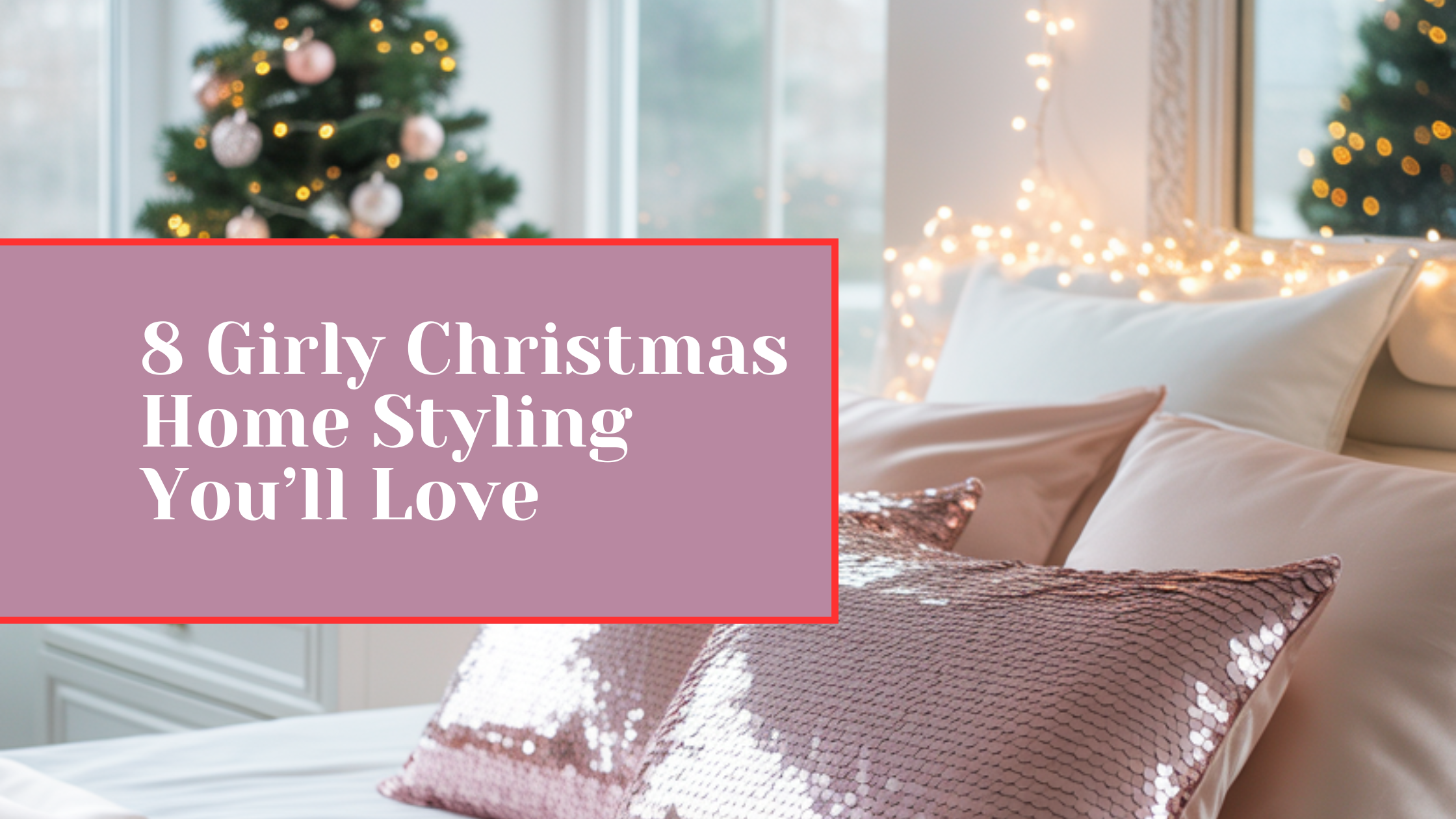 8 Girly Christmas Home Styling You’ll Love